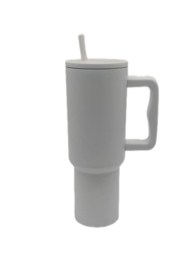 40 Oz Water Bottle With Handle & Straw